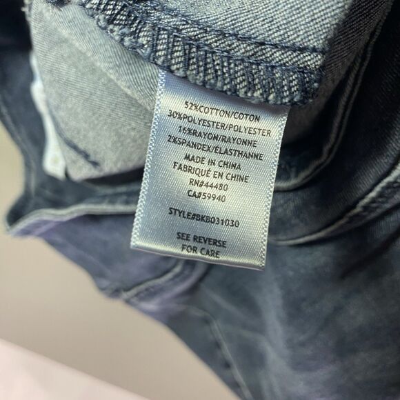 TINSELTOWN Jeans Flare Boot Leg Stretch Pull On High Waist Denim Womens 9 Blue - Picture 5 of 9